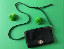 purse black bag clutch crossbody shoulder convertible