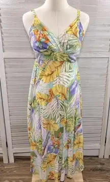 Jams World  Laniakea Sundress Made in Hawaii Watercolor Tropical Print-Large