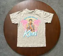 Barbie Ken Graphic Tee VTG Style Women's Small Ken You Dig It!