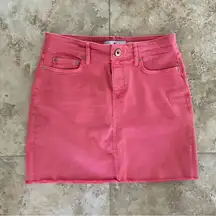 Vineyard Vines Pink Denim Mini Skirt