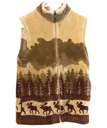 Cityscape Plush Vest Moose Size Medium Acrylic Moose Tree Nature HIking Camping