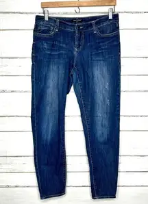 Dear John Jeans Lightly Distressed Denim Straight Leg Size 28