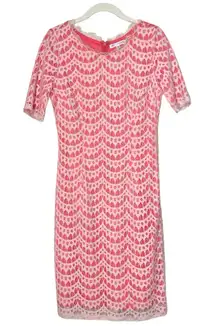 DownEast Lace Dress Knee Length Size XS