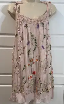 Scandal Italy silk/viscose dress small