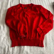 Vintage Red Blouse 