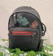 coach Small West Backpack Crossbody With Dreamy Leaves Print C8166