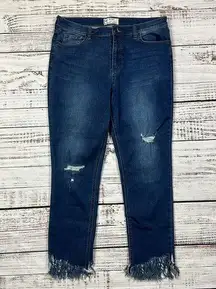 Free people Great Heights Frayed skinny jeans size 31