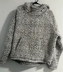 PINK Victoria's Secret Cozy Gray Cowl Neck Sweater