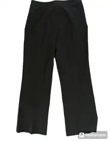 Lafayette 148 black wool menswear contemporary dress pants size 10