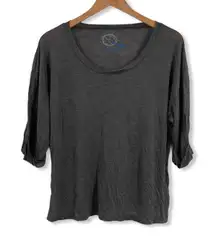 Blue Life Green Lace Bottom Trim Roll Tab Sleeve‎ M