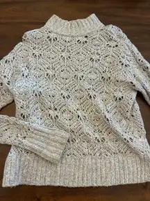 American Eagle Sweater Women’s XS Gray Mock Neck