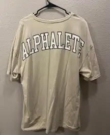 Alphalete Cream T-Shirt 
