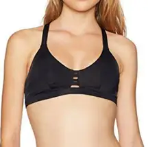 HURLEY Quick Dry Max Surf Bikini Top Black Large