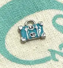 Origami Owl Living Lockets HTF Retired LA/NY Suitcase Charm