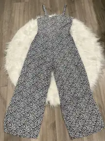 GAP Monochrome Floral Jumpsuit Size 0