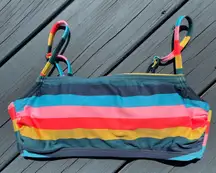Multi Colored Bandeau Swimsuit