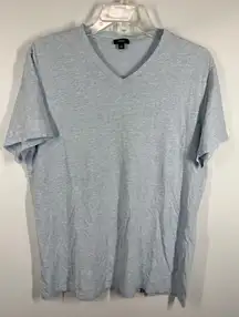 B33 Vince light blue 100% cotton v neck T-shirt Women top size medium