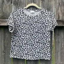 Dee Elly Leopard Graphic T-Shirt | S