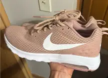 Nike Pink and White Sneakers Lightweight Mesh Design