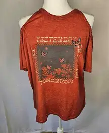 Torrid Yesterday Graphic Men's Shirt - Rust Size 3x
