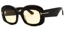 Tom Ford Sunglasses FT1219 52E Dark Havana/Brown