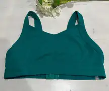 Fabletics Sports Bra‎ Medium Impact Teal Green Activewear Workout Top