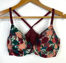 Adore me Adore Me Anais Lightly Padded Contour Demi Bra Front Closure 36D 36 D