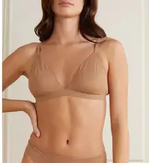 Skims Fits Everybody Summer Mesh Strappy Triangle Bralette Medium Sienna Medium