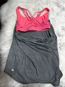 Open Back Wild Tank Heathered Slate