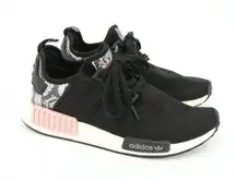 Adidas  Women's NMD R1 Black Snake Print Boost Sneakers Athletic Shoes 9