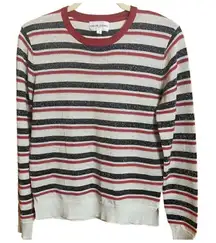 Chloe Stora Striped Sparkle Sweater Sz. 2 (US M)
