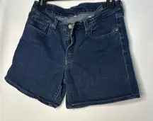 Levi’s Denim Blue Women's Shorts low rise pockets 
Zipper 29