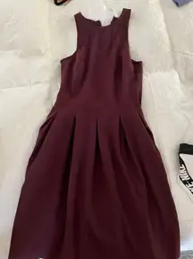 Burgundy  Dress