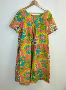 Vintage Hawaiian surf made In Hawaii floral dress