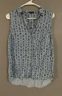 Staccato Sleeveless Top Size Large