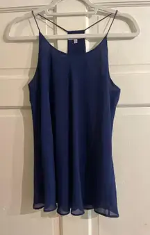 Navy Blouse Tank