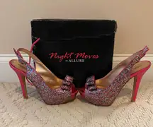 Multicolored Sparkle Heel