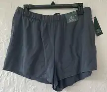 NWT Wild Fable modal blend  gray lounge shorts, elastic waist, pockets; size L