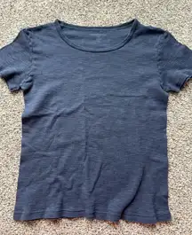 navy brandy melville short sleeve