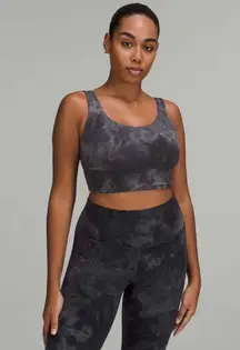 Lululemon NWT Align sports Bra Diamond Dye Pitch Grey Graphite Grey Size 2