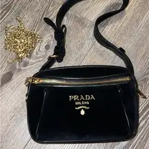 Prada Velluto Mini Belt Bag
