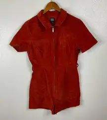 BDG Rust Corduroy Romper Size 6