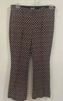 Maeve by Anthropologie -The Margot Black and Pink Patterned Apparel sz XS