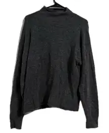 Leith Gray‎ Turtleneck Sweater Textured Knit