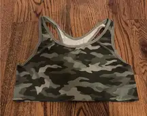 Victoria Secret PINK Ultimate Sport Bra Sz S B75 Green Camo