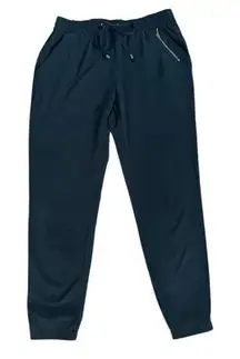 Bershka Black Joggers Medium Cropped Athleisure Streetwear Lounge Pants women’s