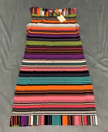 Trina Turk Multicolored Striped Dress NWT Size XS