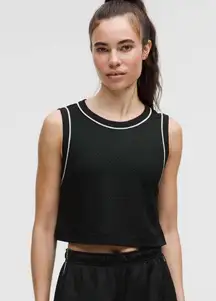 Lululemon Double-Layered Mesh Reversible Tank Top Black / Raceway Green / Vapor