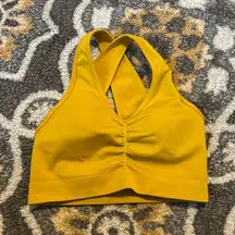 Alphalete Amplify Bra Gold Medium