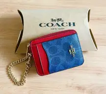 Coach Zip Card Case In Signature
Canvas # CW883 + Gift Box